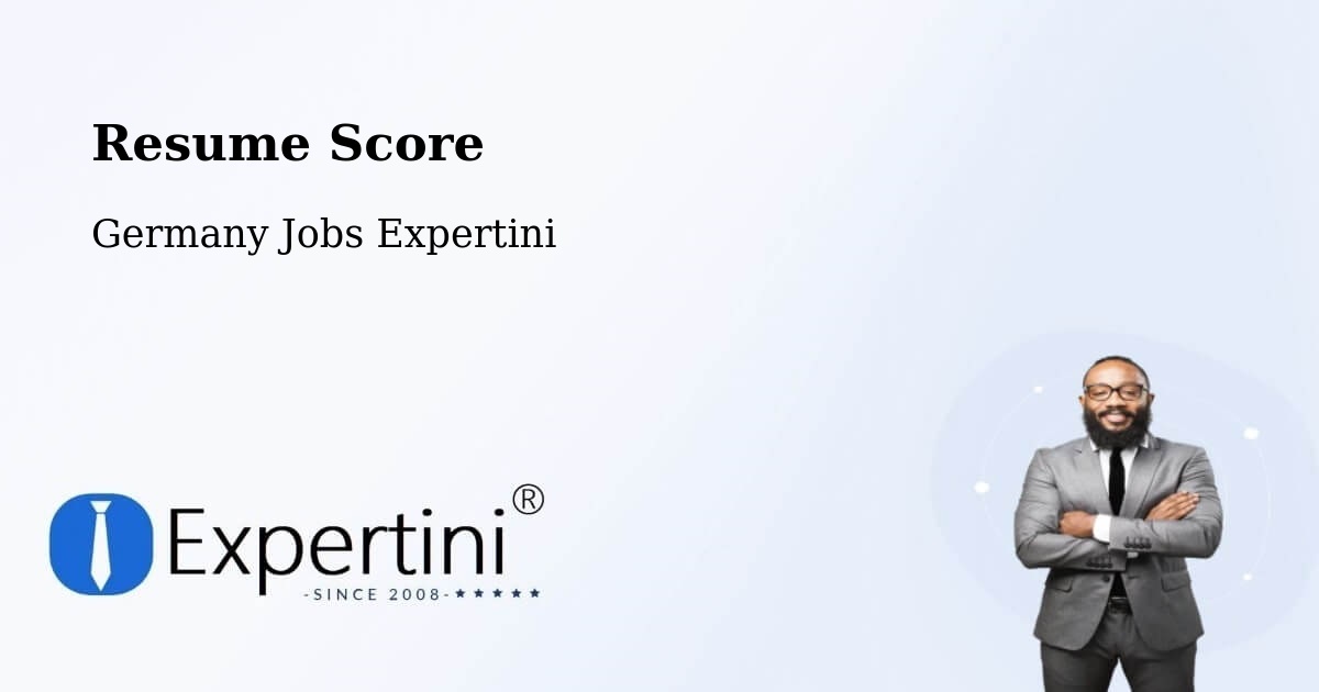 Resume Score & Job Description Match Tool – Bischweier - Germany Jobs Expertini