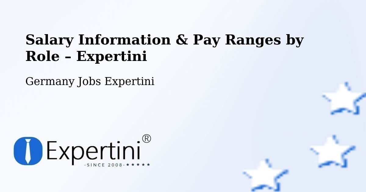 Salary Information & Pay Ranges – Bischweier - Bischweier, Germany Jobs Expertini